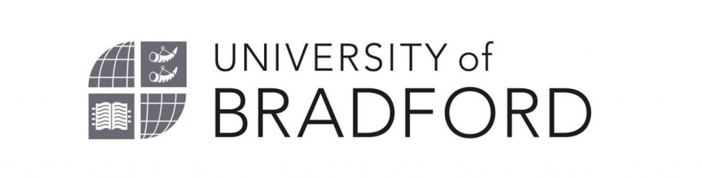 Black and grey logo of the Accredited BGA School; School of Management, University of Bradford.