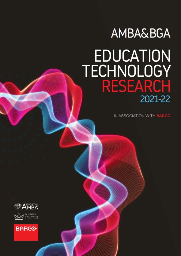 Front cover of AMBA & BGA Education Technology Research 2021-22